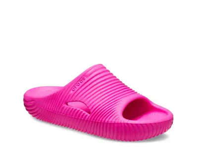 Crocs Mellow Tide Recovery Slide Sandal In Pink