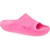 Crocs Mellow Tide Recovery Slide Sandal In Pink Crush