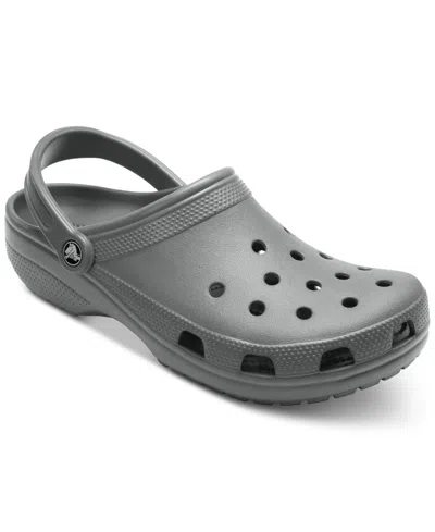 Crocs Men's And Women's Classic Clogs From Finish Line In Gray