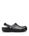 Crocs Perforated Toe Sandals In Black