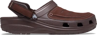 Crocs Men's Classic Yukon Vista Ii Literide™ Clog In Espresso/mushroom