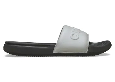 Pre-owned Crocs Men's  All Day Slide Sneakers In Grey In Gray