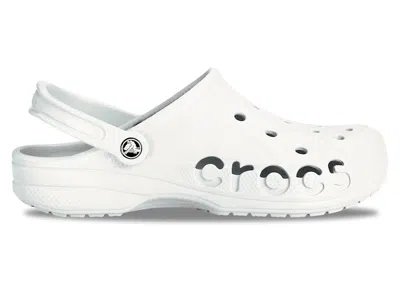 Pre-owned Crocs Men's  Baya Clog Sneakers In White