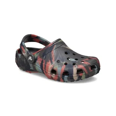 Crocs Men's  Classic 206867-0le Clogs Black Sand Multi Marbled Slip-on Gbo1535