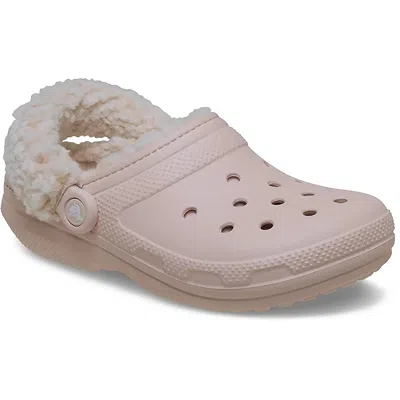 Crocs Men's  Classic -6ur Clogs Quartz Fleece Lined Slip-on Shoes Jax1092 In Pink