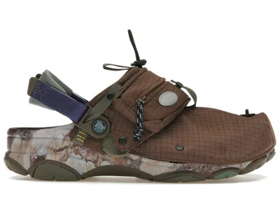 Pre-owned Crocs Men's  Classic Allterrain Clog 2.0 Nicttech Bodega Off The Beaten Path Sneakers In Rustic Sedon