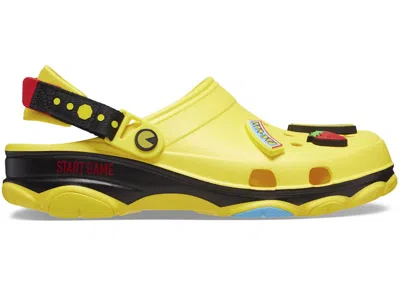 Pre-owned Crocs Men's  Classic Allterrain Clog Pacman Sneakers In Lemon