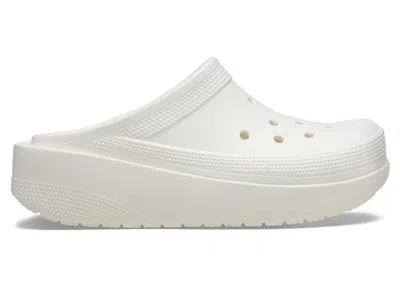 Pre-owned Crocs Men's  Classic Blunt Toe Sneakers In Chalk In Gray