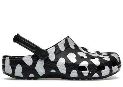 Pre-owned Crocs Men's  Classic Clog Awake Ny Sneakers In Black/white