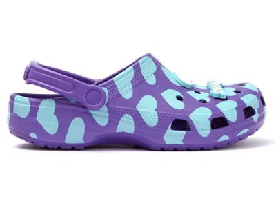 Pre-owned Crocs Men's  Classic Clog Awake Ny Sneakers In Purple/aqua In Multi