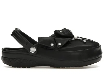 Pre-owned Crocs Men's  Classic Clog Beams Sneakers In Black/silver