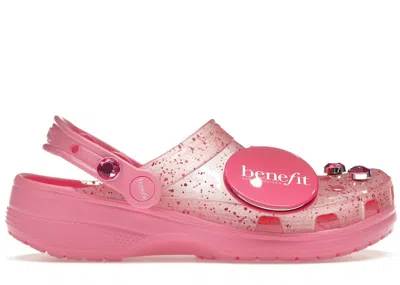 Pre-owned Crocs Men's  Classic Clog Benefit Sneakers In Pink