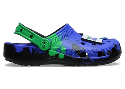 Pre-owned Crocs Men's  Classic Clog Dc Comics The Joker Sneakers In Multi
