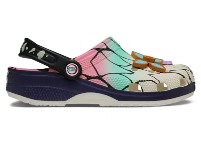 Pre-owned Crocs Men's  Classic Clog Demon Slayer Shinobu Kocho Sneakers In Multi