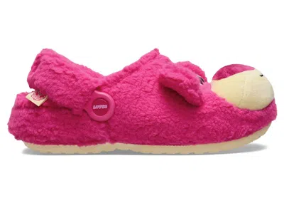 Pre-owned Crocs Men's  Classic Clog Disney Toy Story Lotso Sneakers In Pink