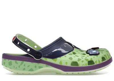 Pre-owned Crocs Men's  Classic Clog Dragon Ball Z Cell Sneakers In Green/purple