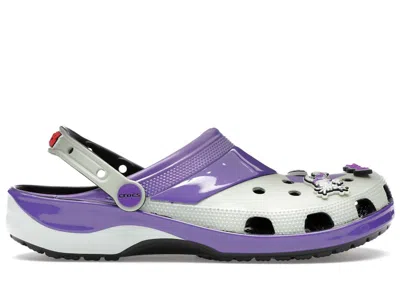 Pre-owned Crocs Men's  Classic Clog Dragon Ball Z Frieza Sneakers In White/purple