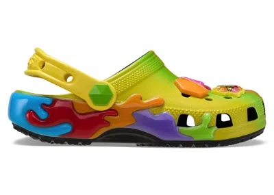 Pre-owned Crocs Men's  Classic Clog Gushers Sneakers In Multi