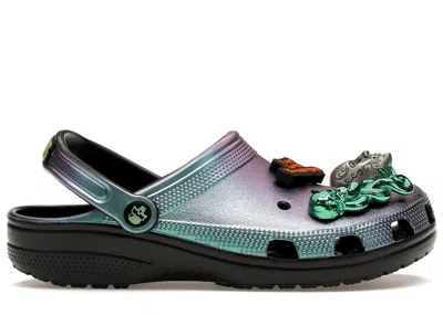 Pre-owned Crocs Men's  Classic Clog Harry Potter The Dark Arts Sneakers In Black