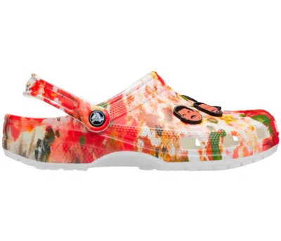 Pre-owned Crocs Men's  Classic Clog Jimmy Kimmel Pizza Sneakers In Red/green/white