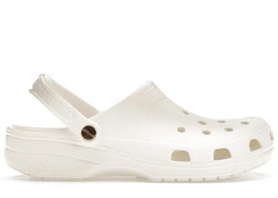 Pre-owned Crocs Men's  Classic Clog Jjjjound Sneakers In White