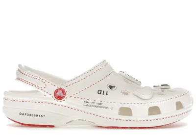 Pre-owned Crocs Men's  Classic Clog Kanghyuk Sneakers In White/red