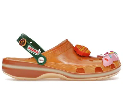 Pre-owned Crocs Men's  Classic Clog Krispy Kreme Sneakers In Multi