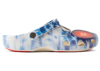 Pre-owned Crocs Men's  Classic Clog Levi's Tiedye Sneakers In Stucco