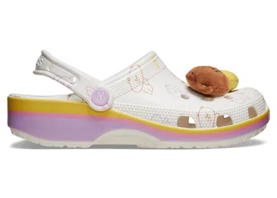 Pre-owned Crocs Men's  Classic Clog Line Friends Sneakers In White