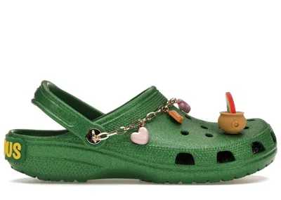 Pre-owned Crocs Men's  Classic Clog Lucky Charms Sneakers In Kelly Green