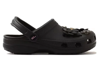 Pre-owned Crocs Men's  Classic Clog Mardi Mercredi Flower Sneakers In Black