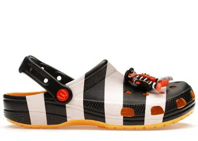 Pre-owned Crocs Men's  Classic Clog Mcdonald's Hamburglar Sneakers In Black/white/yellow In Multi