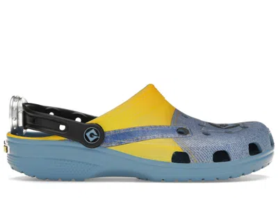 Pre-owned Crocs Men's  Classic Clog Minions Sneakers In Black