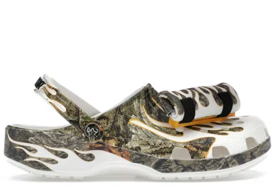 Pre-owned Crocs Men's  Classic Clog Nascar Realtree Sneakers In Camo In Multi