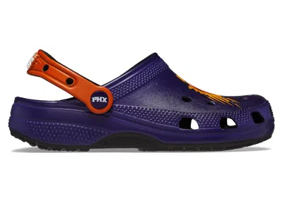 Pre-owned Crocs Men's  Classic Clog Nba Phoenix Suns Sneakers In Black