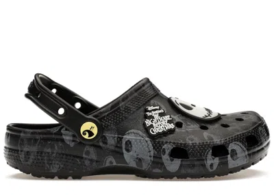 Pre-owned Crocs Men's  Classic Clog Nightmare Before Christmas Sneakers In Black/grey In Multi