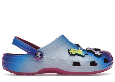Pre-owned Crocs Men's  Classic Clog Palace Rapha Education First Sneakers In Blue/pink/white