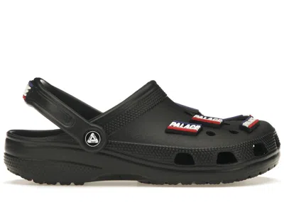 Pre-owned Crocs Men's  Classic Clog Palace Sneakers In Black