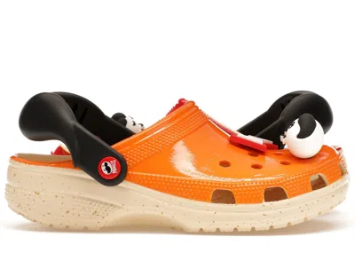 Pre-owned Crocs Men's  Classic Clog Pringles Sneakers In Red/orange In Multi