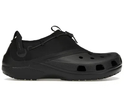 Pre-owned Crocs Men's  Classic Clog Satisfy Sneakers In Black