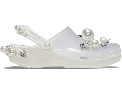 Pre-owned Crocs Men's  Classic Clog Simone Rocha Sneakers In Translucent In Transparent