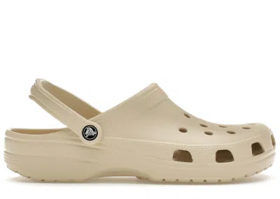 Pre-owned Crocs Men's  Classic Clog Sneakers In Bone In Brown