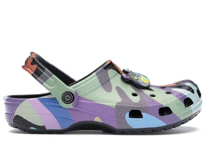 Pre-owned Crocs Men's  Classic Clog Takashi Murakami X Complexcon Sneakers In Multi