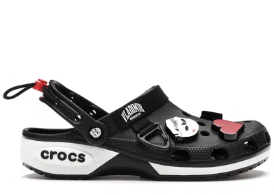 Pre-owned Crocs Men's  Classic Clog Vladimir Cauchemar Sneakers In Black/white In Multi