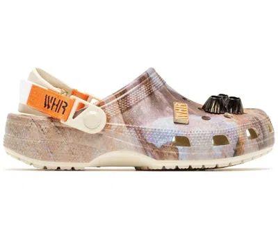 Pre-owned Crocs Men's  Classic Clog Western Hydrodynamic Research Sneakers In Walnut In Brown