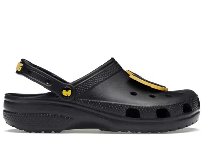 Pre-owned Crocs Men's  Classic Clog Wutang Clan Sneakers In Black