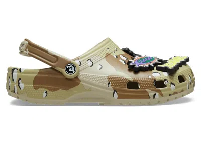 Pre-owned Crocs Men's  Classic Clog Xlarge Sneakers In Desert Camo