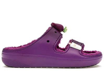 Pre-owned Crocs Men's  Classic Cozzzy Sandal Mcdonald's Grimace Sneakers In Purple/black