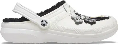 Pre-owned Crocs Men's  Classic Lined Clog Luke Combs Skully Sneakers In White/black