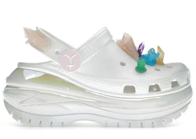 Pre-owned Crocs Men's  Classic Mega Crush Clog Lil Nas X Iridescent Sneakers In Multi